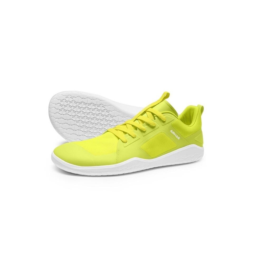 AIRHAS Men's Barefoot Shoes Zero Drop Sneakers Lemon Size 14